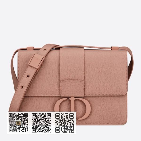 Dior 30 Montaigne 腮红消光粒面小牛皮包