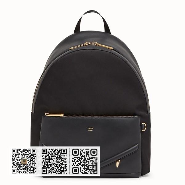 Fendi Bag Bugs Eyes 尼龙与皮革背包
