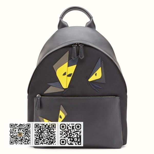 Fendi 黑色大蝴蝶眼背包