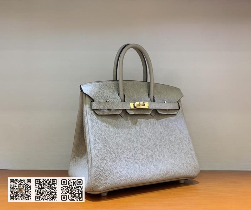 Birkin 25cm togo 斑鸠灰 金扣 - Image 3