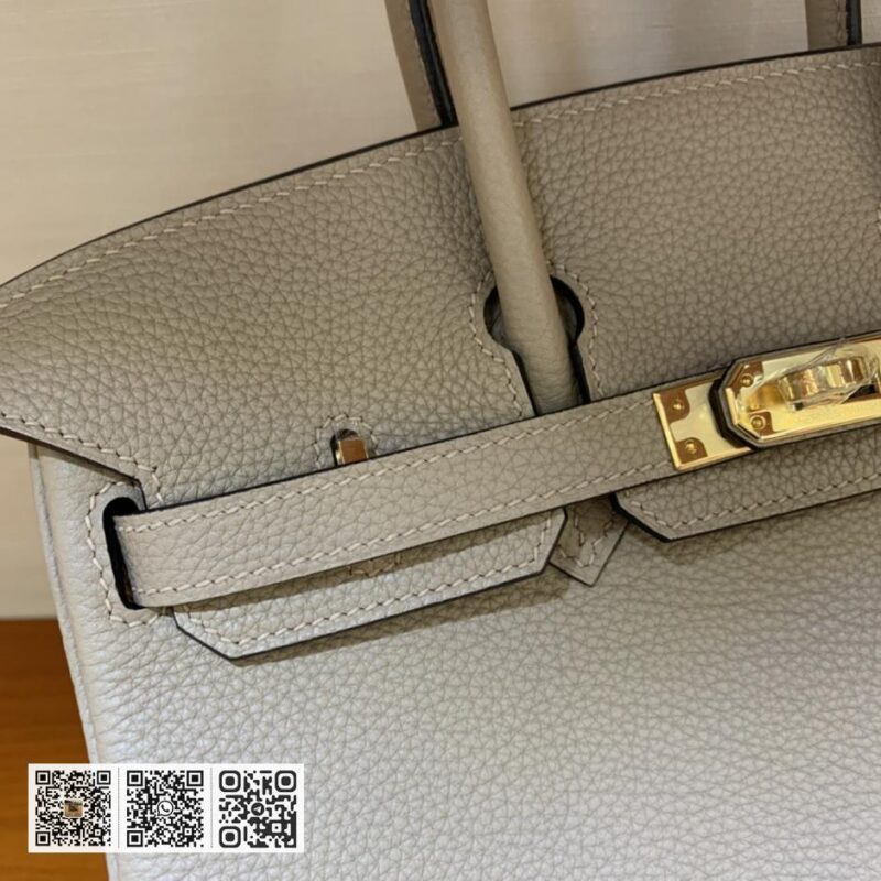 Birkin 25cm togo 斑鸠灰 金扣 - Image 5