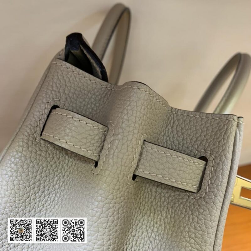 Birkin 25cm togo 斑鸠灰 金扣 - Image 7