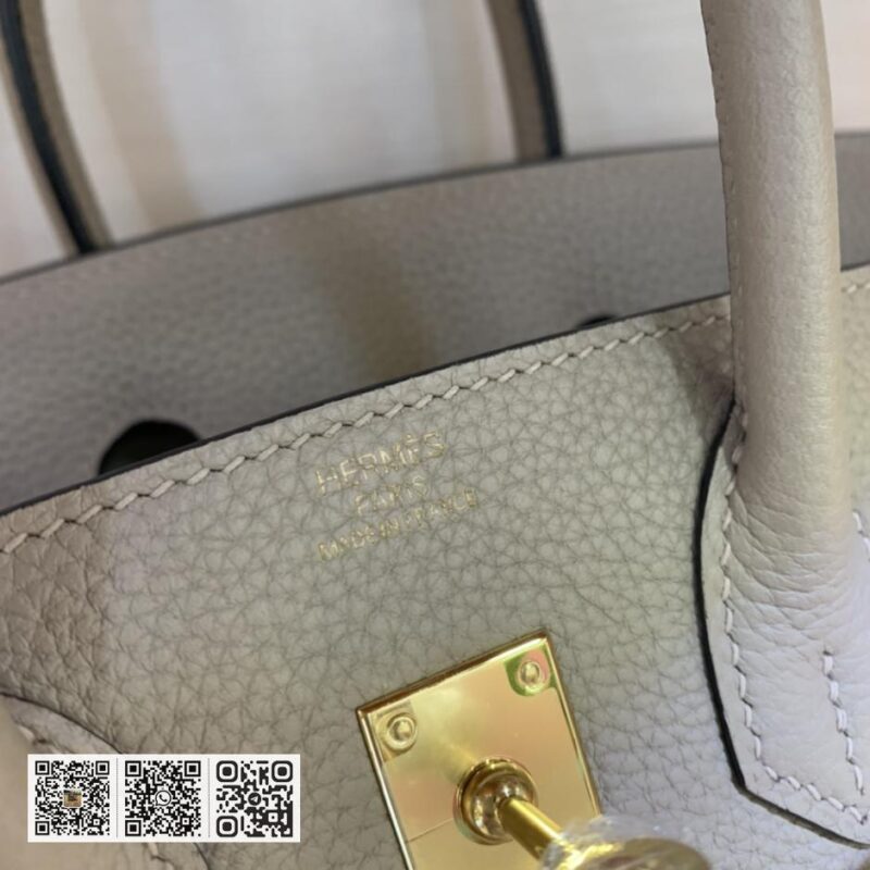 Birkin 25cm togo 斑鸠灰 金扣 - Image 8