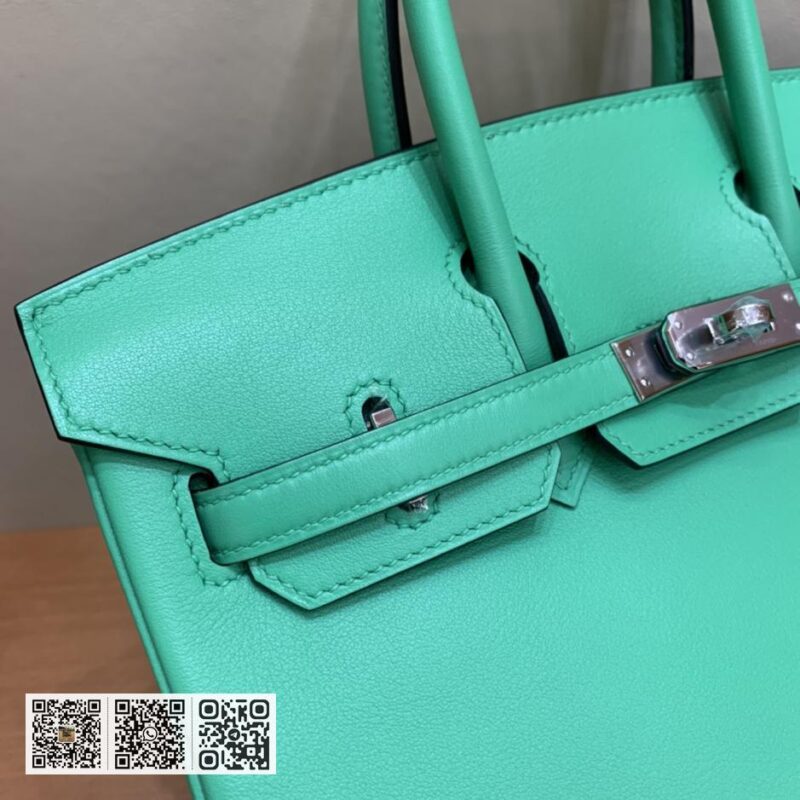 Birkin 25cm swift 漫画绿 银扣 全手工 - Image 5