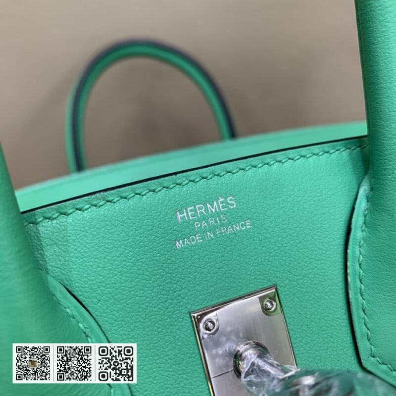 Birkin 25cm swift 漫画绿 银扣 全手工 - Image 7