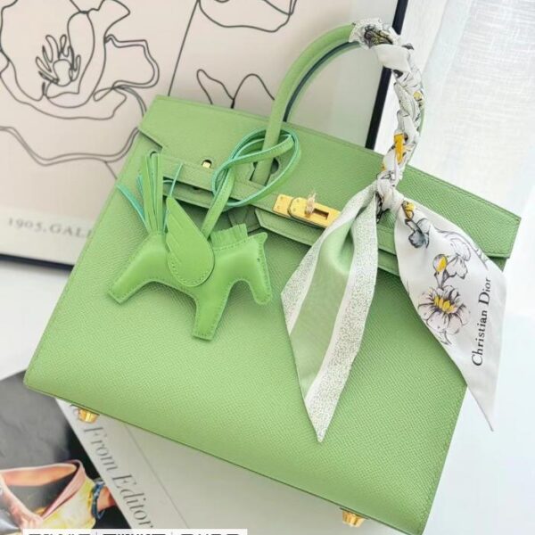 Birkin 25cm epsom 酪梨绿 金扣
