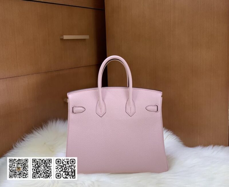 Birkin 25cm togo 3Q粉 银扣 全手工蜡线 - Image 2
