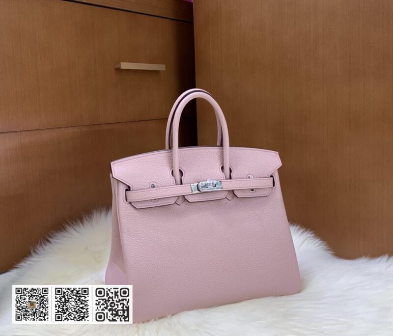 Birkin 25cm togo 3Q粉 银扣 全手工蜡线 - Image 3