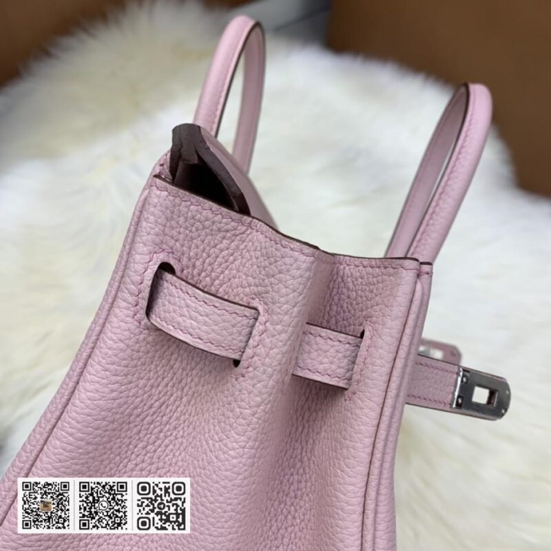 Birkin 25cm togo 3Q粉 银扣 全手工蜡线 - Image 7