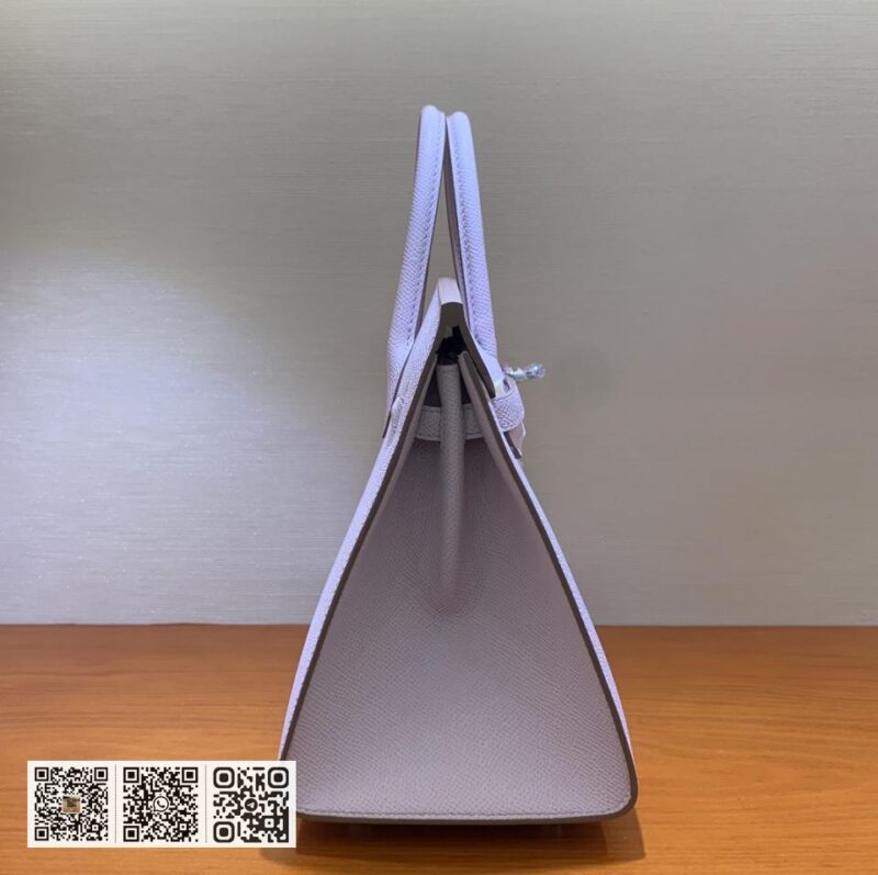 Birkin 25cm epsom 09梦幻粉红紫 银扣 - Image 4