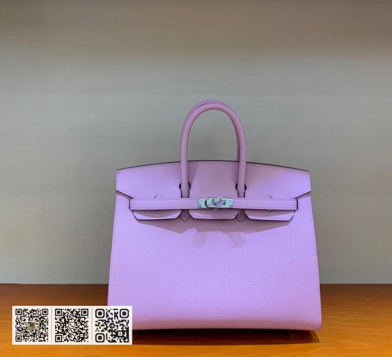 Birkin 25cm epsom X9锦葵紫 银扣