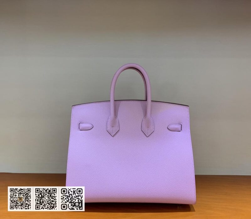 Birkin 25cm epsom X9锦葵紫 银扣 - Image 2