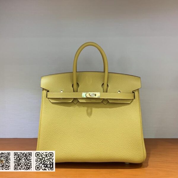 Birkin 25cm togo 琥珀黄 金银扣