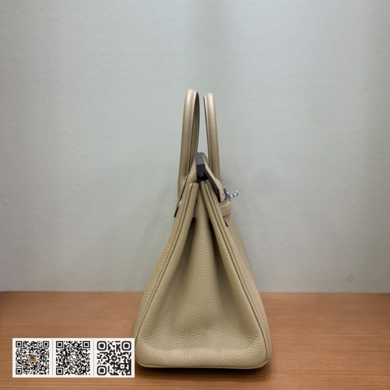 Birkin 25cm togo 0M奶茶色 金银扣 - Image 4