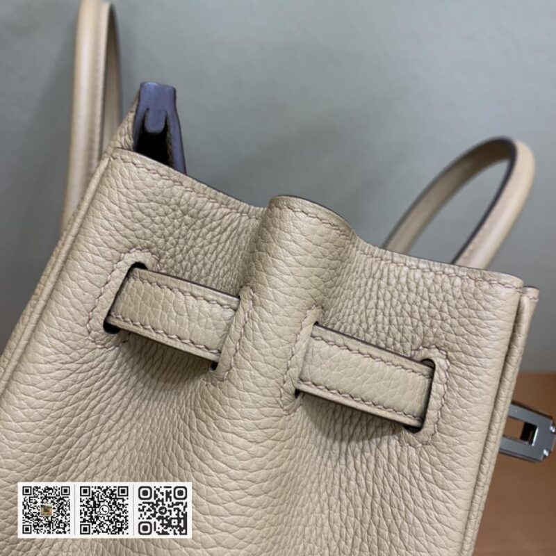 Birkin 25cm togo 0M奶茶色 金银扣 - Image 7