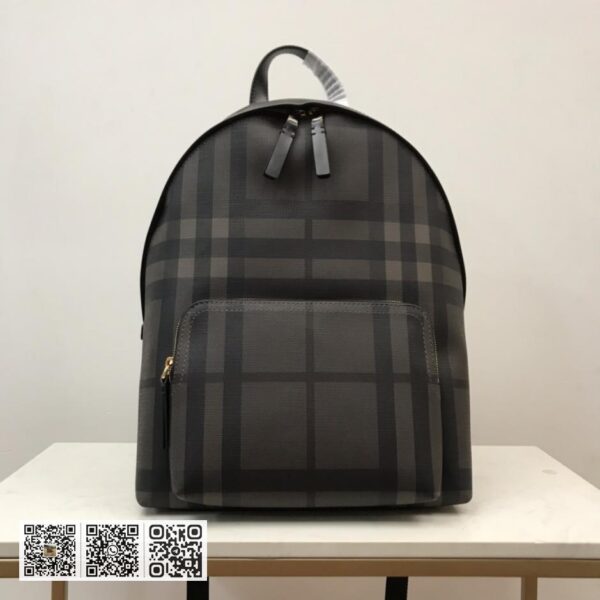 Burberry顶级原单 London 格纹双肩包