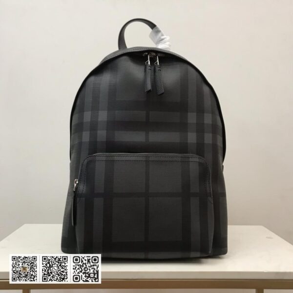 Burberry顶级原单 London 格纹双肩包