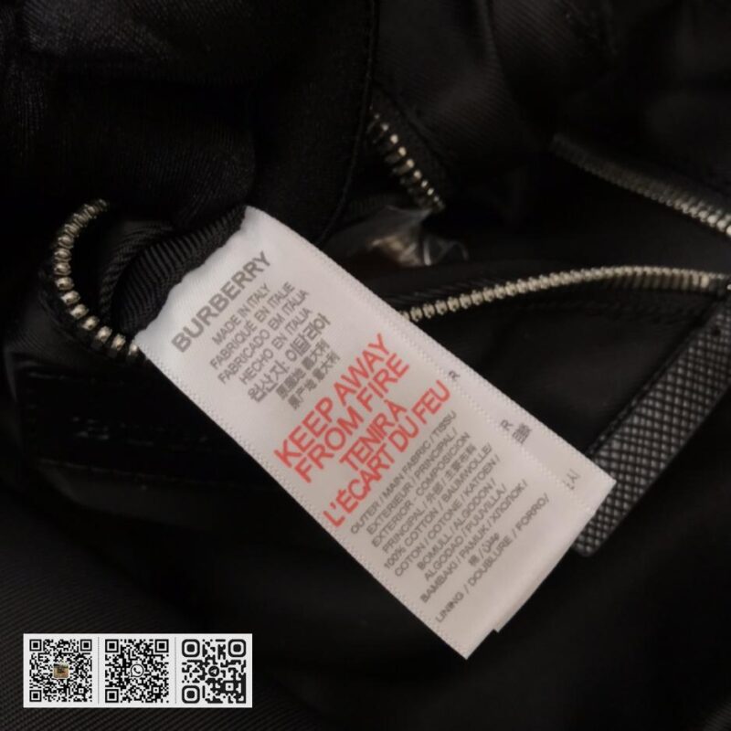 Burberry顶级原单 London 格纹双肩包 - Image 9