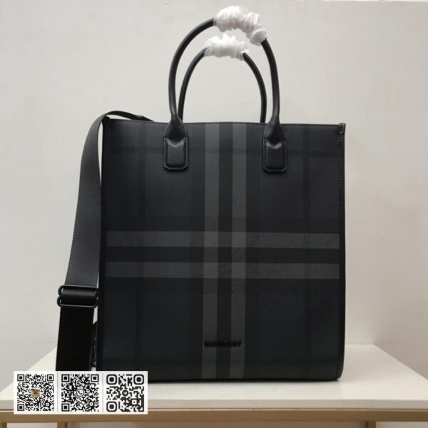 Burberry顶级原单 PVC配皮格纹