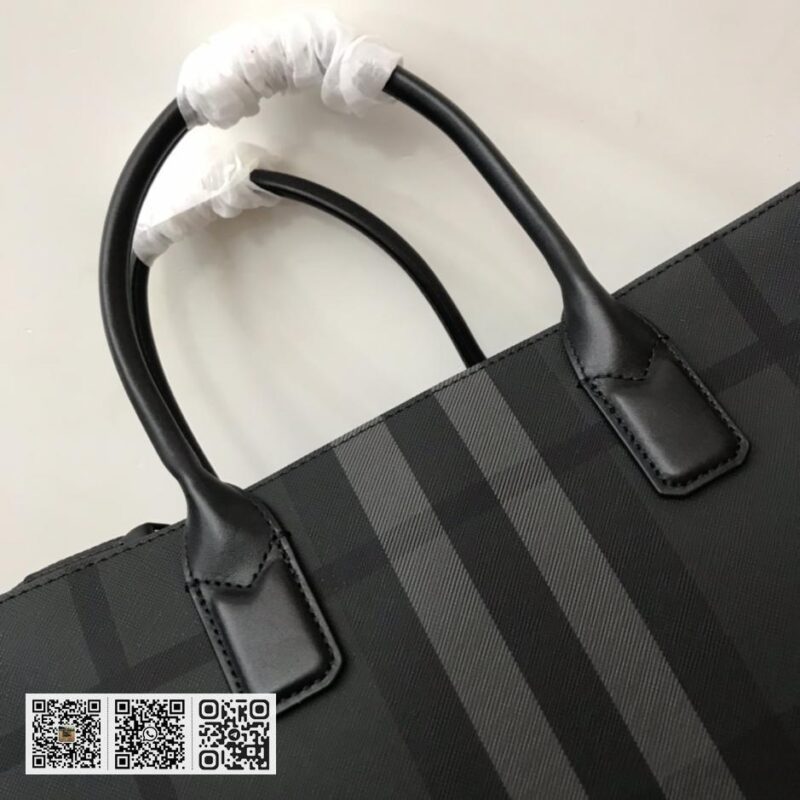 Burberry顶级原单 PVC配皮格纹 - Image 4