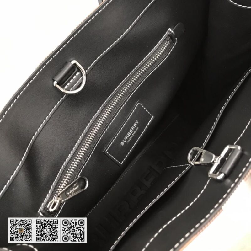Burberry顶级原单 PVC配皮格纹 - Image 8