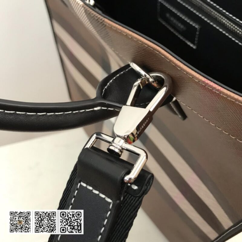 Burberry顶级原单 PVC配皮格纹 - Image 9