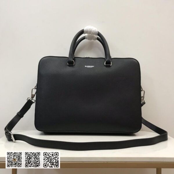 Burberry顶级原单 London皮革公文包