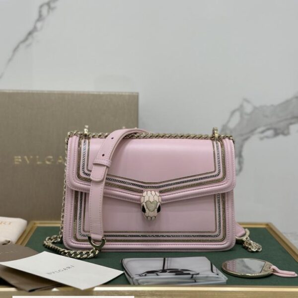 Bvlgari Serpenti Diamond Blast链条包