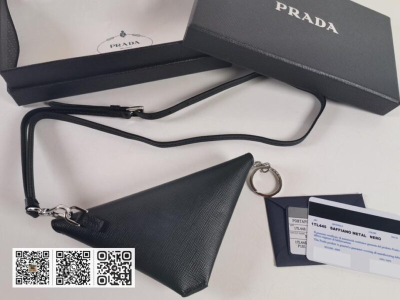 Prada（钥匙圈+零钱袋组合） - Image 2