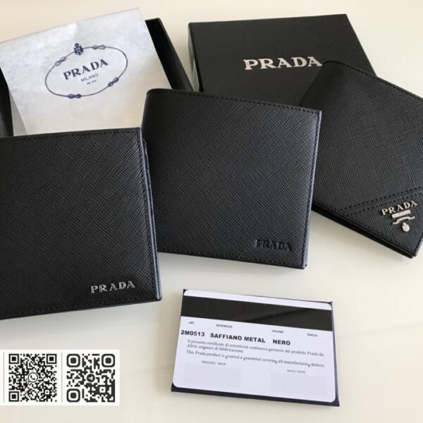 PradaM0513男士十字纹短夹
