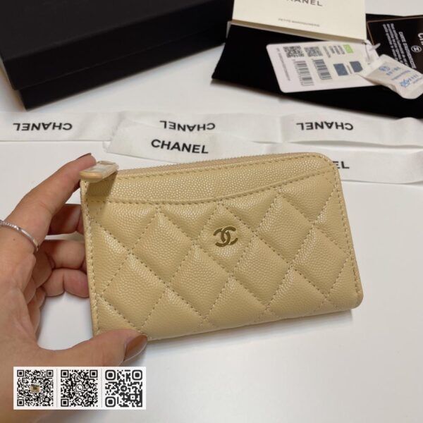 Chanel 7字拉零钱包卡包