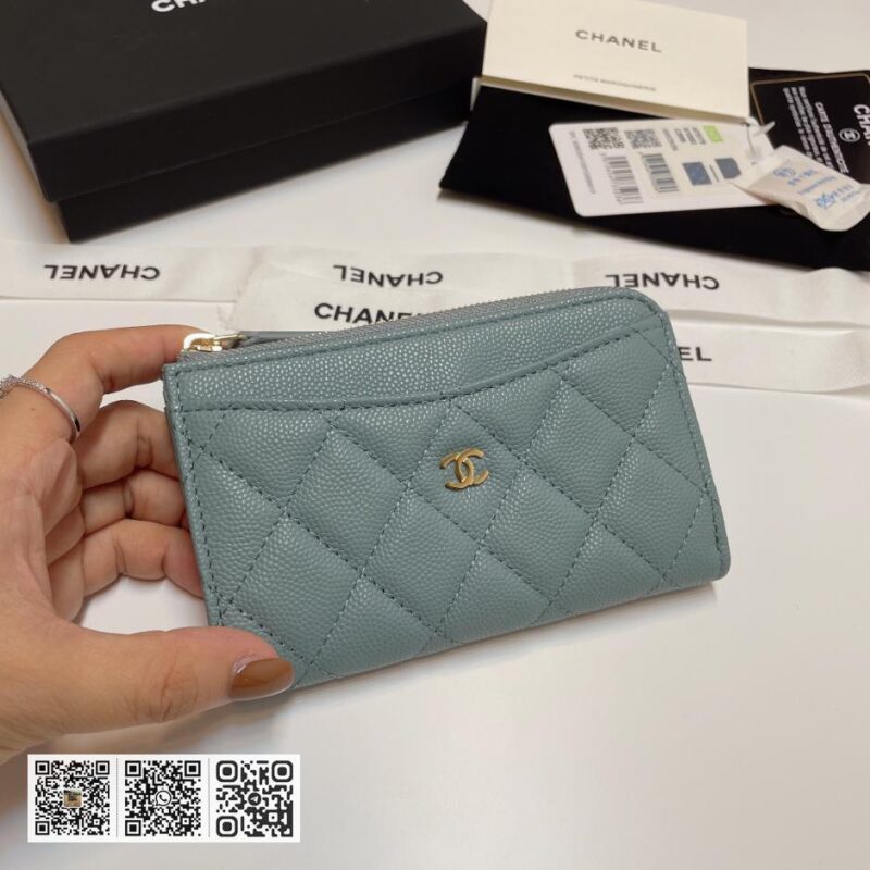Chanel 7字拉零钱包卡包