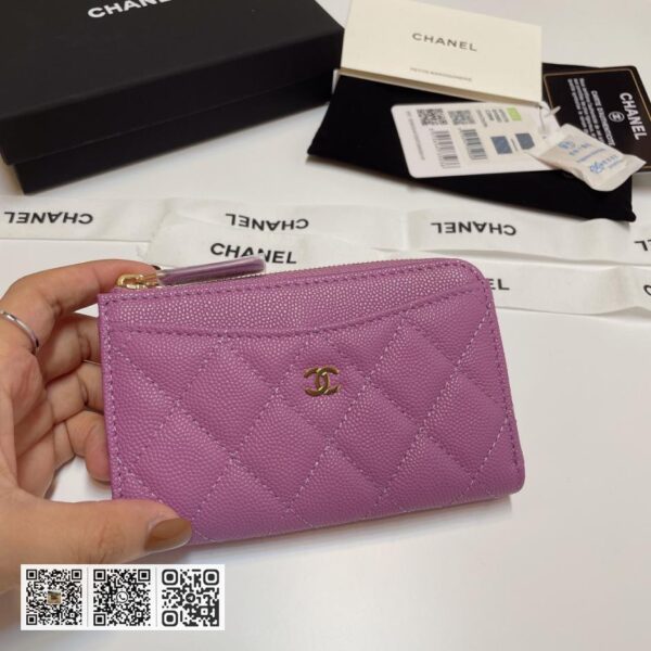 Chanel 7字拉零钱包卡包