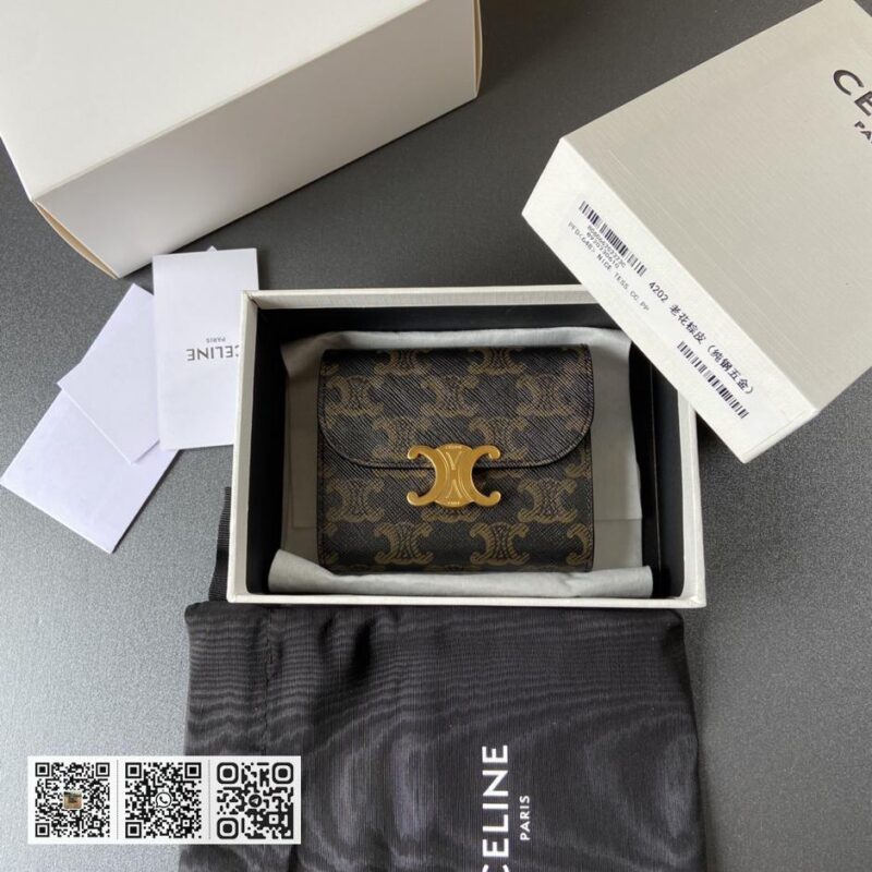 Celine TRIOMPHE短版钱包