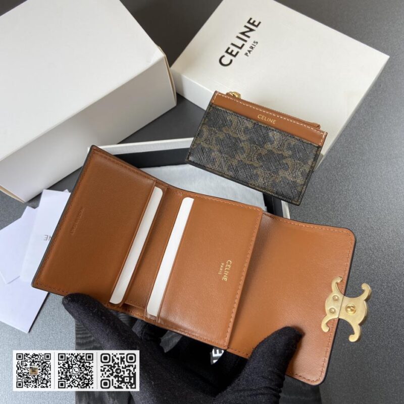 Celine TRIOMPHE短版钱包 - Image 8