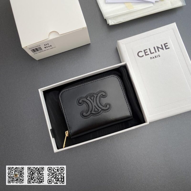 Celine TRIOMPHE短款拉链包 - Image 9