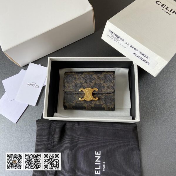 Celine TRIOMPHE短版钱包