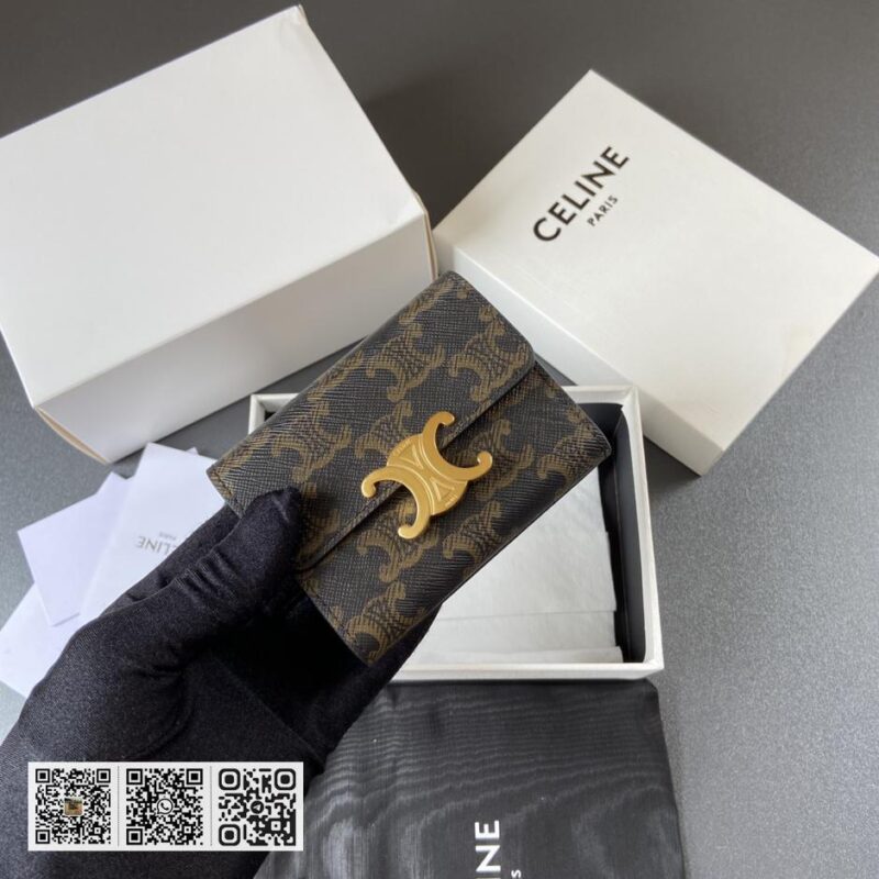 Celine TRIOMPHE短版钱包 - Image 5