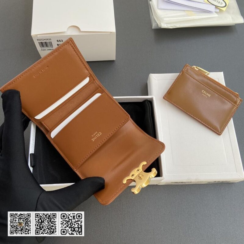 Celine TRIOMPHE短版钱包 - Image 4