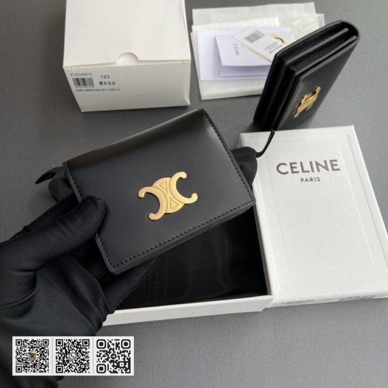 Celine TRIOMPHE翻盖名片包 - Image 5