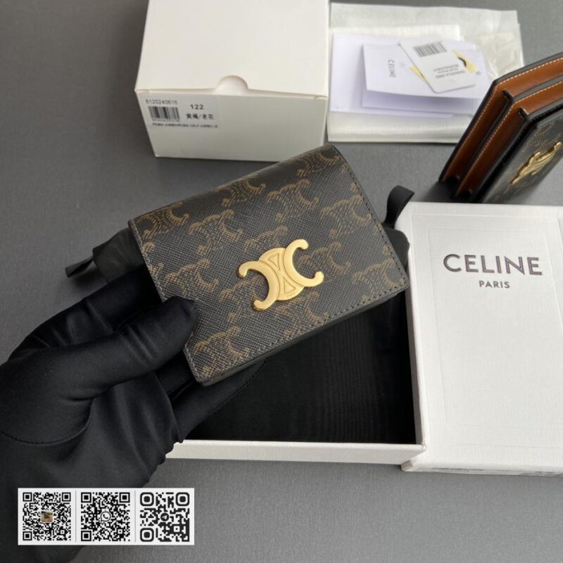Celine TRIOMPHE翻盖名片包 - Image 5