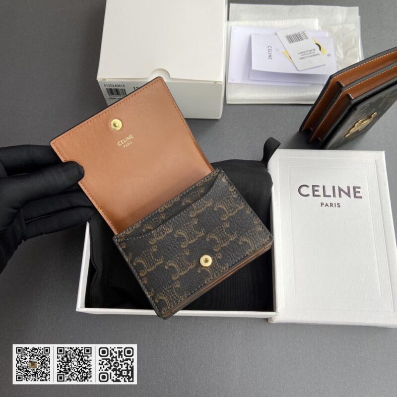 Celine TRIOMPHE翻盖名片包 - Image 7