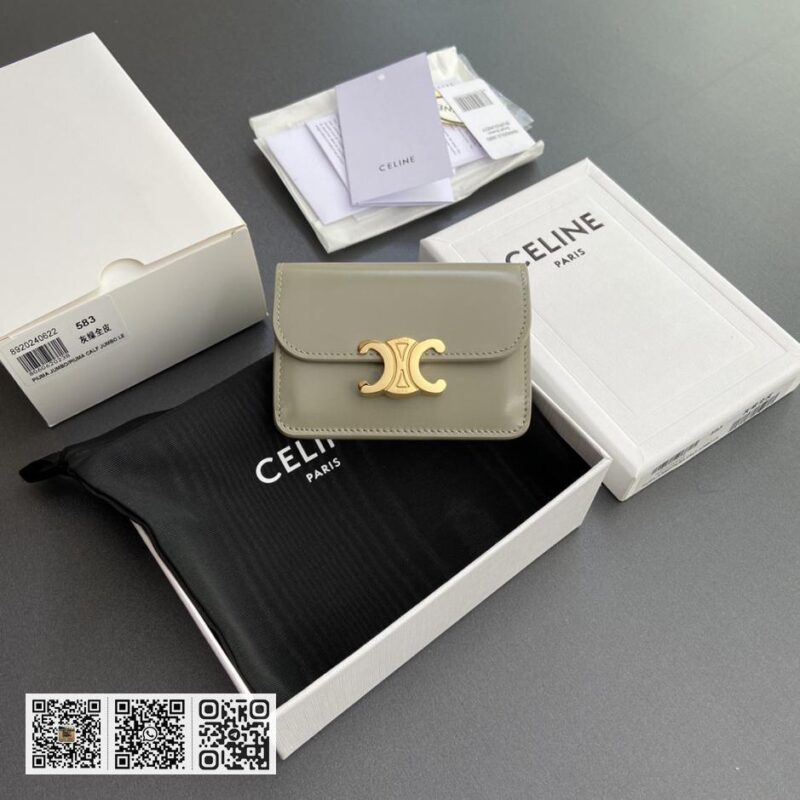Celine TRIOMPHE翻盖卡包