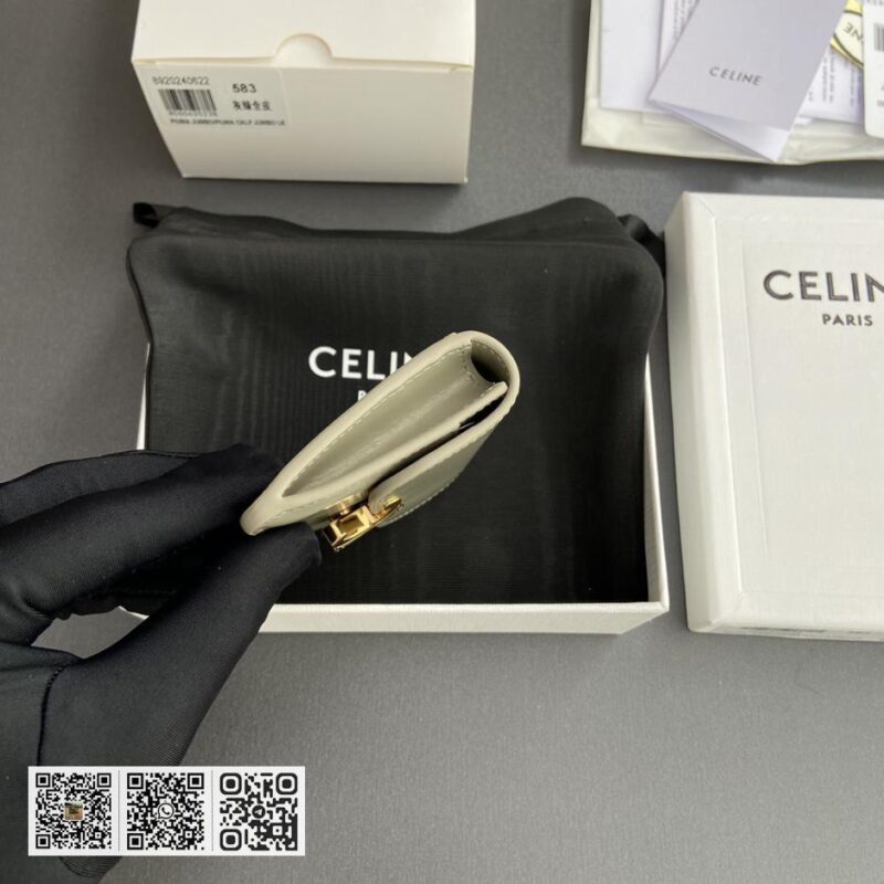 Celine TRIOMPHE翻盖卡包 - Image 3