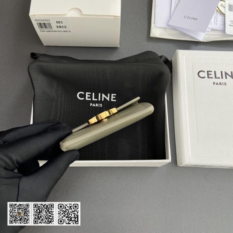 Celine TRIOMPHE翻盖卡包 - Image 4