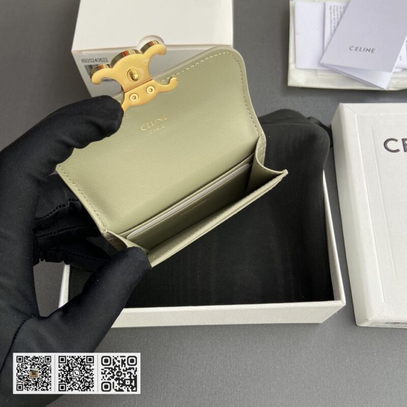 Celine TRIOMPHE翻盖卡包 - Image 8