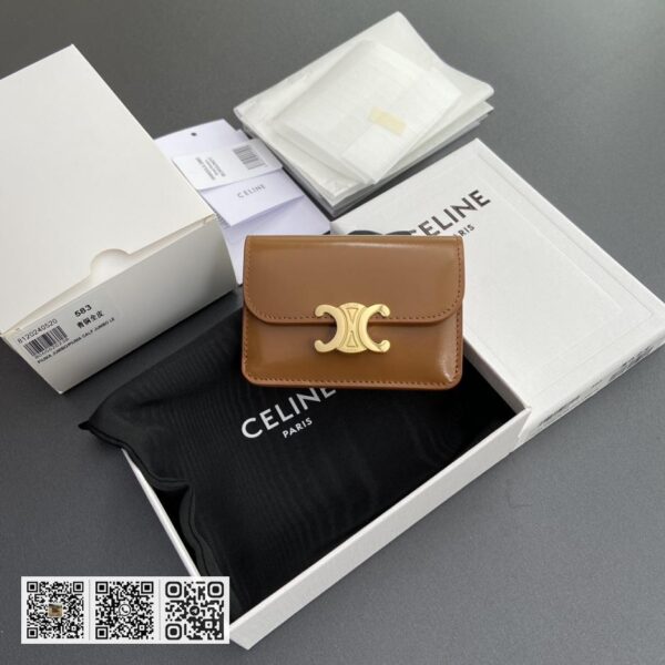 Celine TRIOMPHE翻盖卡包