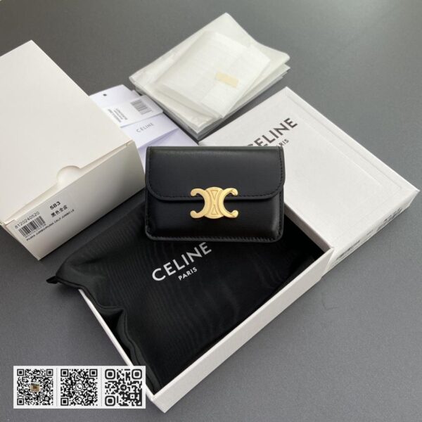 Celine TRIOMPHE翻盖卡包