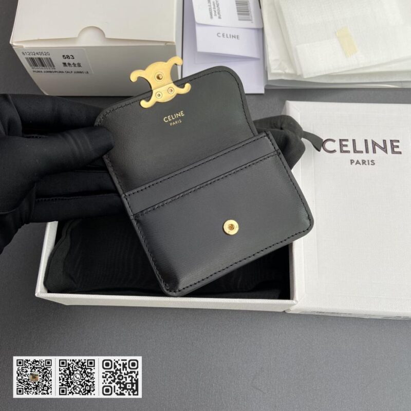 Celine TRIOMPHE翻盖卡包 - Image 7