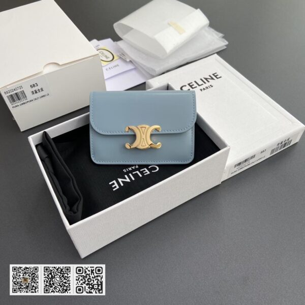 Celine TRIOMPHE翻盖卡包
